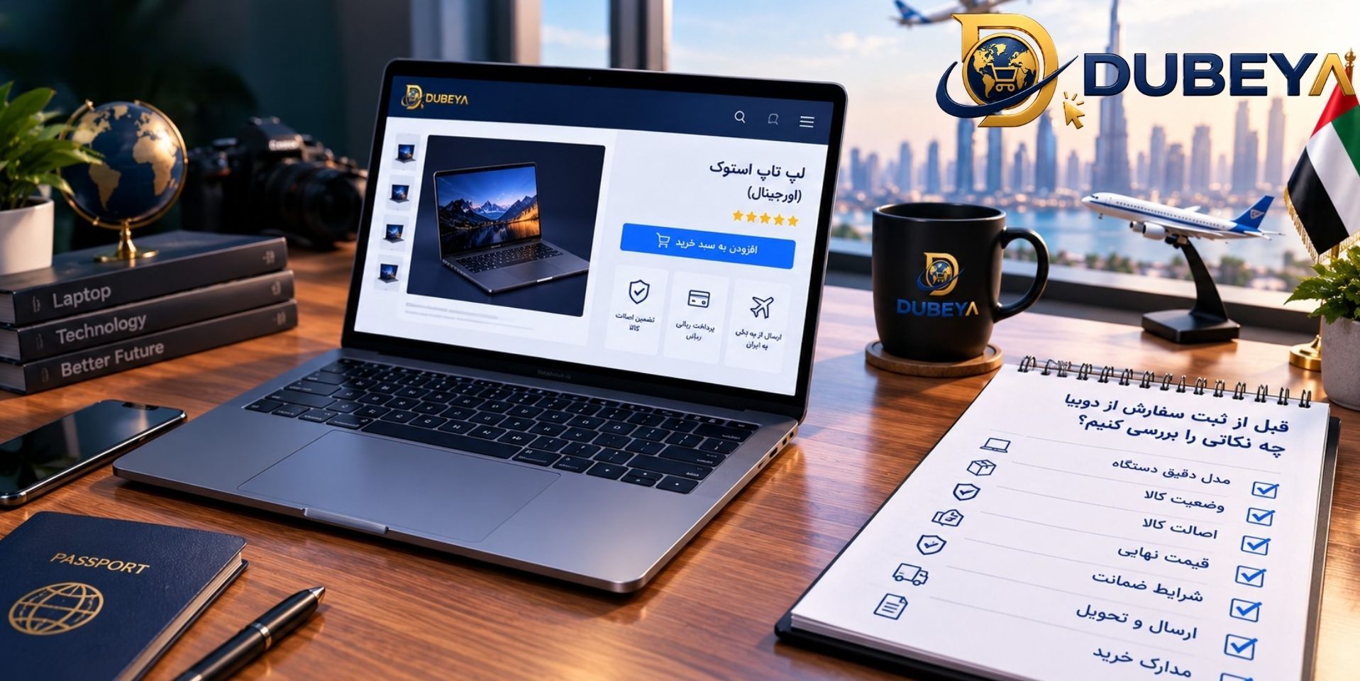 قبل از ثبت سفارش از دوبیا چه نکاتی را بررسی کنیم؟